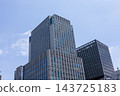 A modern office building and high-rise hotel, landmarks of the business district (photographed in July 2026) 143725183