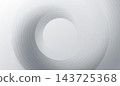 Abstract white and grey background with circle pattern. Minimal geometric. Modern futuristic graphic. Suit for poster, banner, brochure, flyer, cover, website, business 143725368