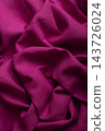 Fuchsia Pink Draped Linen Fabric Texture Close Up 143726024