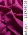 Fuchsia Pink Draped Linen Fabric Texture Close Up 143726025