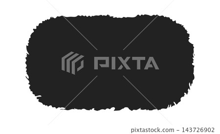 Grunge Frame With Jagged Edges Silhouette Grunge Frame With Jagged Edges Silhouette 143726902