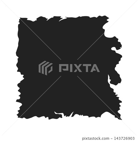 Paper Frame Grunge Edge Silhouette Paper Frame Grunge Edge Silhouette 143726903