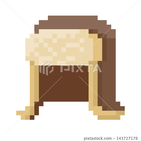 Ushanka Winter Hat Pixel Art Ushanka Winter Hat Pixel Art 143727178