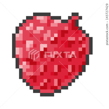Strawberry Pixel Art 8 bit Icon Strawberry Pixel Art 8 bit Icon 143727429