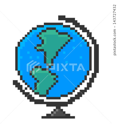 Globe North America Pixel Art Globe North America Pixel Art 143727432