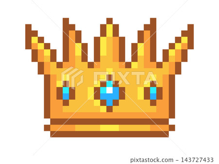 Crown With Gems Pixel Art Crown With Gems Pixel Art 143727433