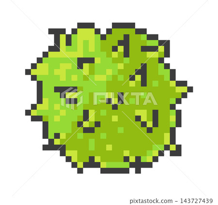 Cherimoya Tropical Fruit Pixel Art Cherimoya Tropical Fruit Pixel Art 143727439