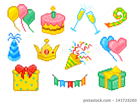 Party Elements Pixel Set Party Elements Pixel Set 143728260