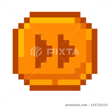 Button Fast Forward Pixel Art 143728319