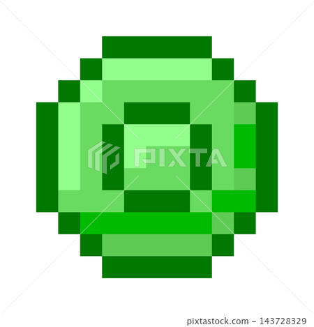 Gem Coin Pixel UI Button Gem Coin Pixel UI Button 143728329