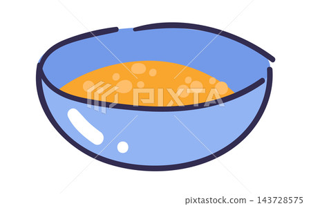 Soup Bowl With Bubbles Cartoon Soup Bowl With Bubbles Cartoon 143728575