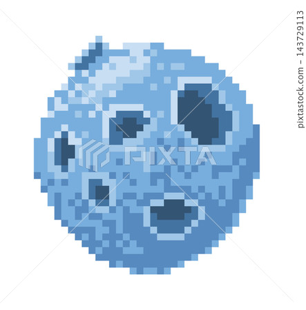 Moon With Craters Pixel Art Moon With Craters Pixel Art 143729113