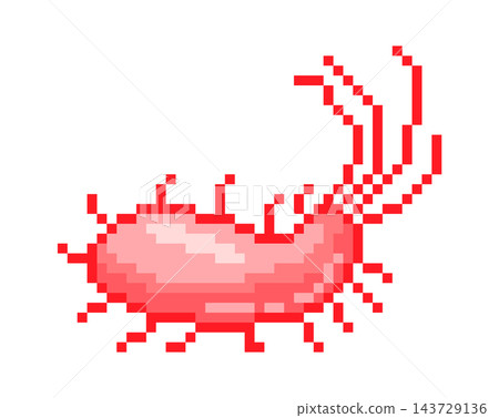 Bacteria Microbe Pixel Art Bacteria Microbe Pixel Art 143729136