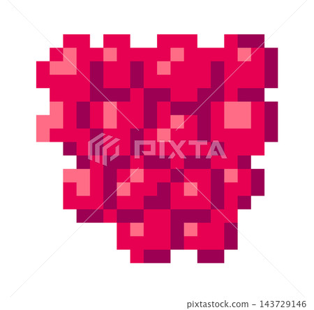 Raspberry Pixel Heart Sprite Raspberry Pixel Heart Sprite 143729146