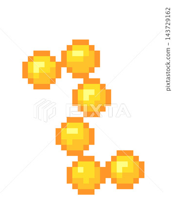 Bacteria Chain Pixel Art Bacteria Chain Pixel Art 143729162