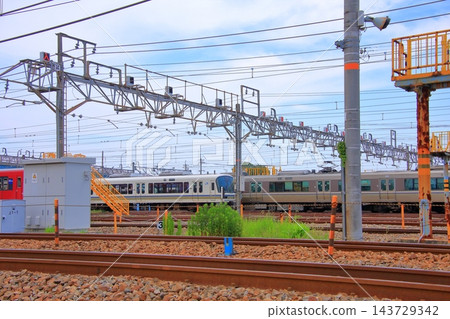 Hyogo Prefecture's best spot for train photography: Aboshi General Rolling Stock Depot Main Branch Hyogo Prefecture's best spot for train photography: Aboshi General Rolling Stock Depot Main Branch 143729342