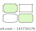 Handwritten style frame, label, embellishment A_02 143730176