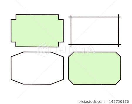 Handwritten style frame, label, embellishment A_02 Handwritten style frame, label, embellishment A_02 143730176