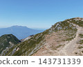 禦嶽山聳立在木曾駒嶽山的後方。 143731339