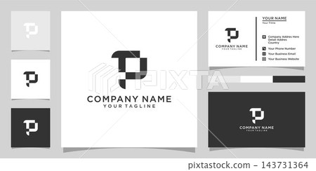 TP or PT initial letter logo design vector TP or PT initial letter logo design vector 143731364