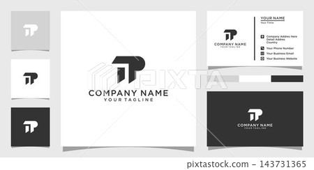 TP or PT initial letter logo design vector TP or PT initial letter logo design vector 143731365