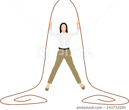一幅描繪一位被吊死的女商人的插圖。 一幅描繪一位被吊死的女商人的插圖。 143732095
