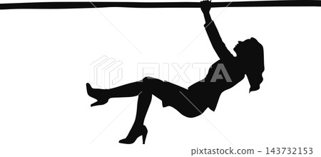 一幅描繪一位被吊死的女商人的插圖。 143732153
