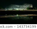 A golf driving range illuminated at night A golf driving range illuminated at night 143734199