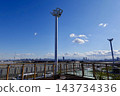 從阪神高速公路5號灣岸線（往神戶方向）中島PA觀景台眺望大阪方向，大阪市西淀川區 143734336
