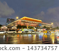 Taipei Central Station illuminated at night Taipei Central Station illuminated at night 143734757