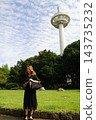 The blue sky and the park The blue sky and the park 143735232