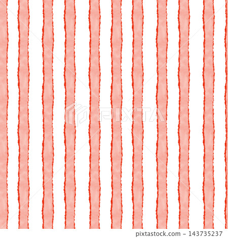 Seamless watercolor pattern with red and white vertical stripes. Simple striped print for fabric, wrapping paper, Christmas gift wrap, textiles, wallpaper and scrapbooking. Seamless watercolor pattern with red and white vertical stripes. Simple striped print for fabric, wrapping paper, Christmas gift wrap, textiles, wallpaper and scrapbooking. 143735237