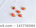 新鮮草莓整齊排列 143736084