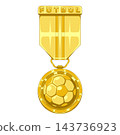 Golden Soccer Medal of Honor Trophy 143736923