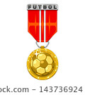 Soccer Medal of Honor Award Symbol 143736924