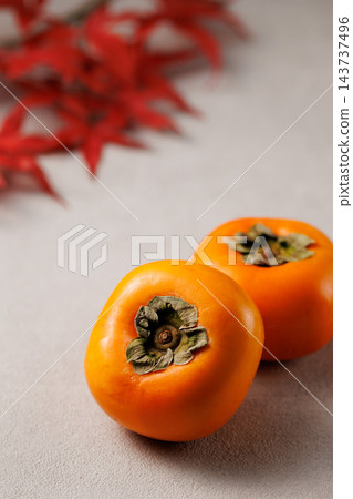 秋季美味:柿子和秋葉 秋季美味:柿子和秋葉 143737496