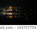 Night view of Lake Shirakaba 143737759