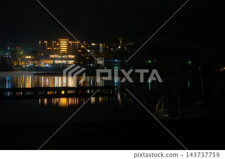 白羽湖夜景 白羽湖夜景 143737759