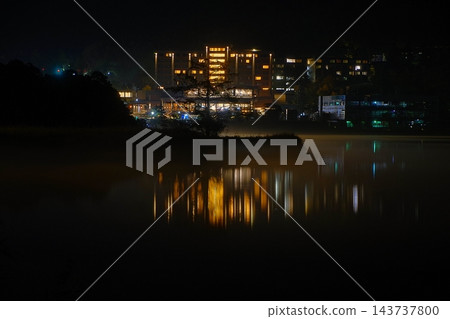 白羽湖夜景 白羽湖夜景 143737800