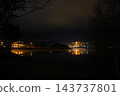 Night view of Lake Shirakaba 143737801