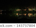 Night view of Lake Shirakaba 143737804