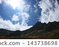 Autumn scenery on Mt. Komagatake in the Central Alps, under clear skies. 143738698