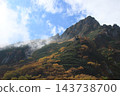 Autumn scenery of Mount Komagatake in the Central Alps. 143738700