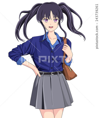 A woman in cardigan A woman in cardigan 143739261