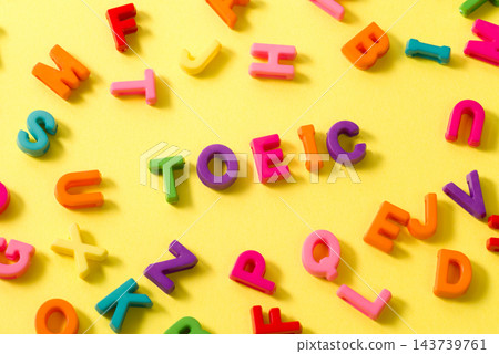 “TOEIC”的字母 “TOEIC”的字母 143739761