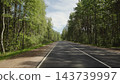driving plate through forest in sunny summer day 143739997