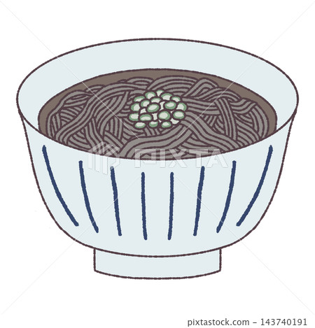 Soba illustration Soba illustration 143740191
