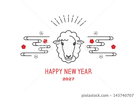 2027財年新年賀卡 143740707