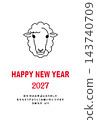 2027財年新年賀卡 143740709