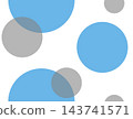 Simple polka dot seamless pattern (light blue) 143741571